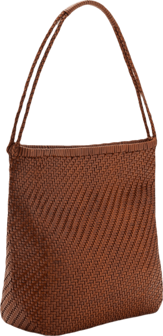 Women's Braided Leather Shoulder Bag