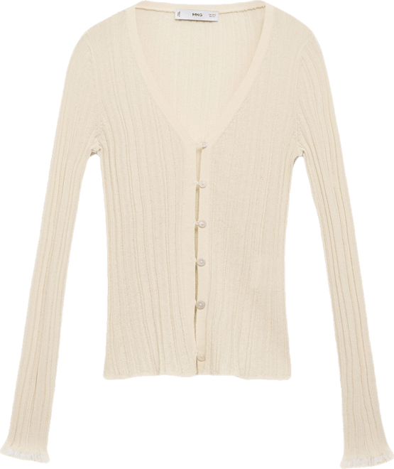 Women's Contrast Trim Cardigan