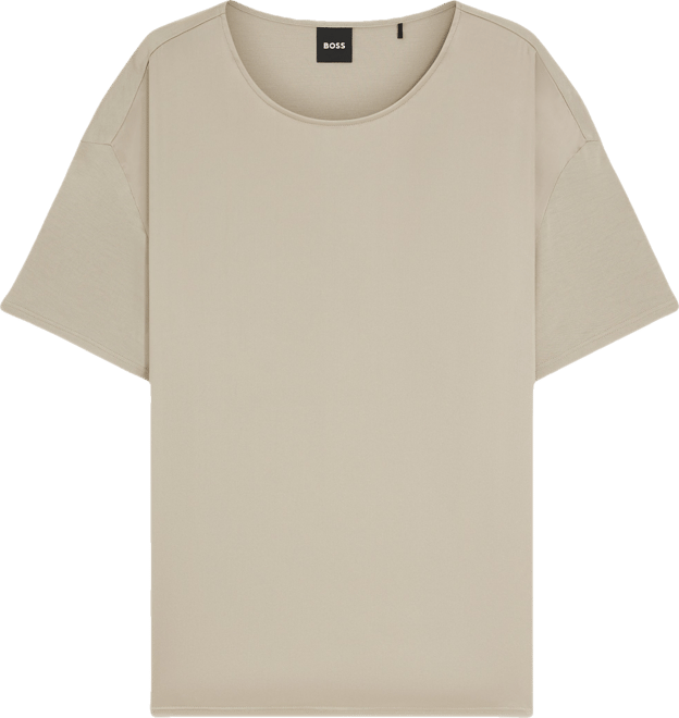 Boss by  Women's Regular-Fit Stretch-Silk Front T-Shirt