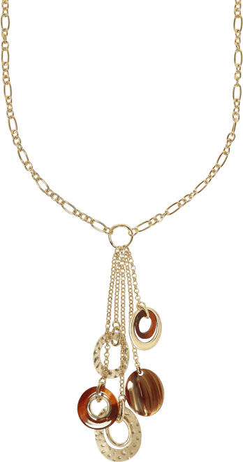 Shaky Bead and Disc Pendant Necklace, Macy's Exclusive