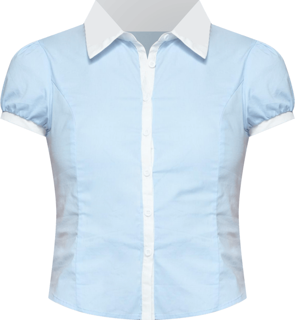 Women's Saide Contrast Tailored Button Up Shirt