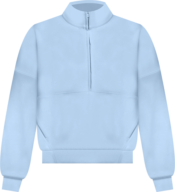 Nike 24.7 ImpossiblySoft Tröja Dri-FIT i oversize-modell med halv dragkedja för kvinnor