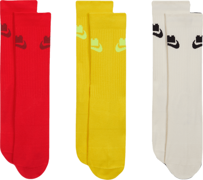 Nike x LEGO® Collection Everyday Essentials Chaussettes mi-mollet (3 paires)