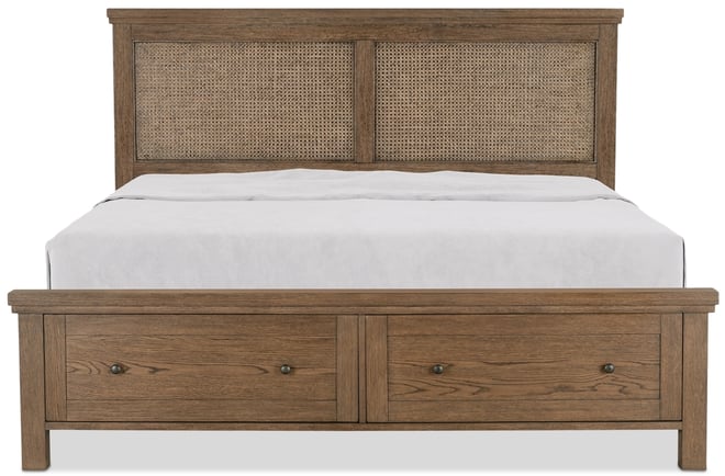 Alverton California King Cane Storage Bed, Created for Macy's