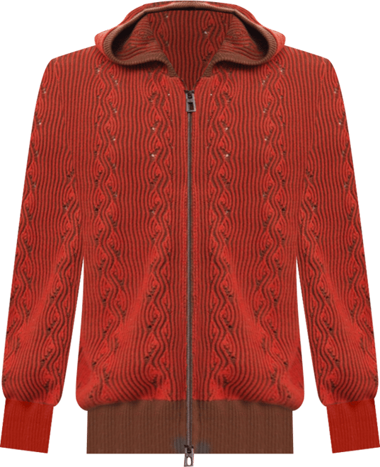 Men's Zip-knit sweater