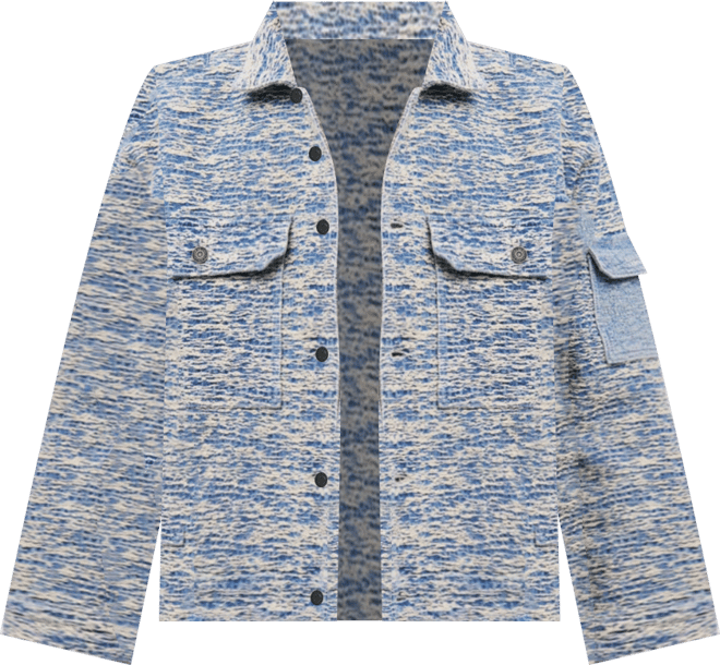 Men's Mottled denim jacket