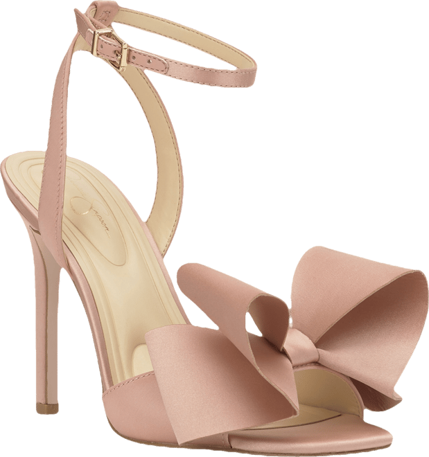 Women's Olivine Bow High-Heel Stiletto Dress Sandals