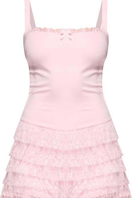 Womens Lacey Ruffled Romper