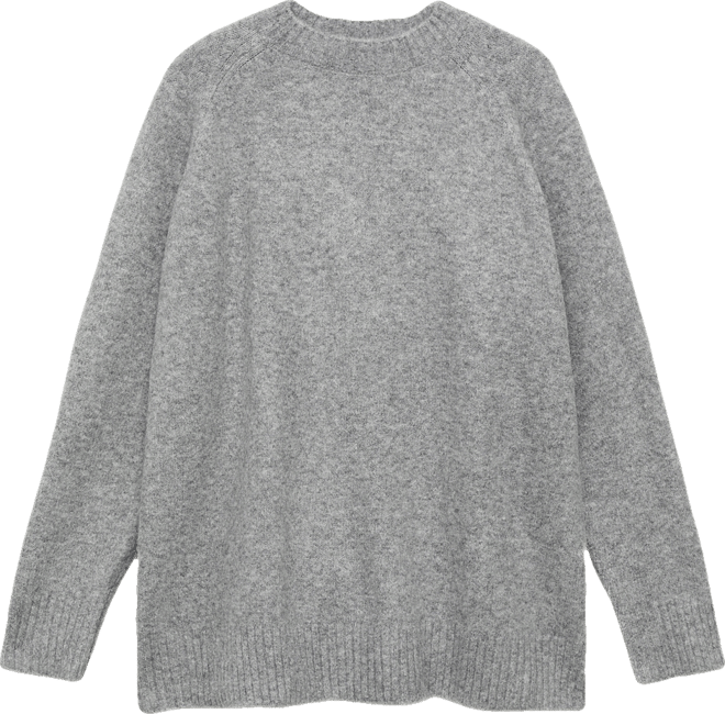 Women's Round-Neck Knitted Sweater