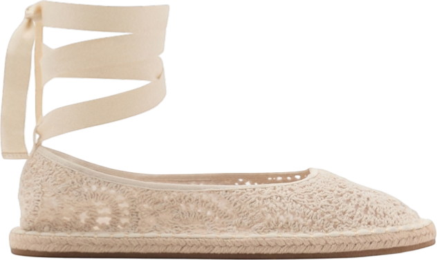 Women's Crochet Ballet Flats