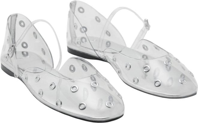 Women's Eyelets Vinyl Shoes