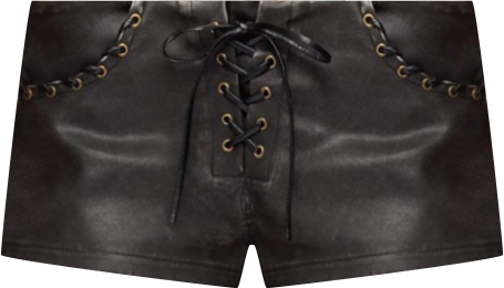 Women's Lace Up Micro Shorts