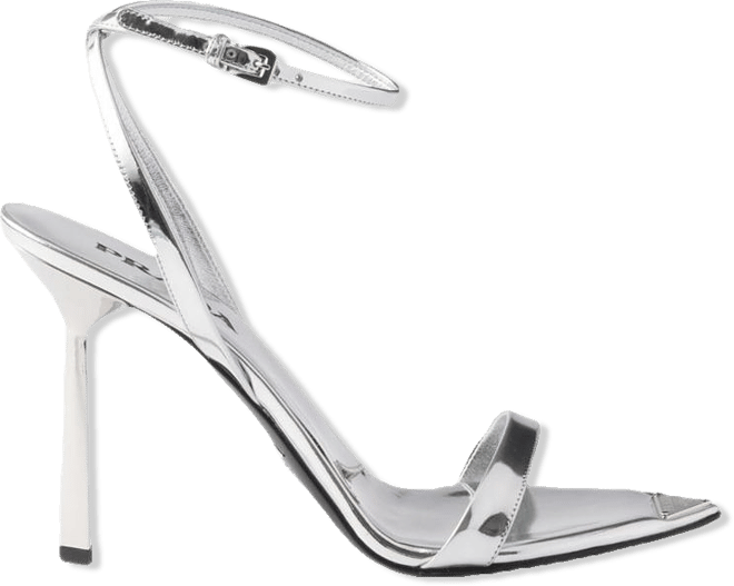 Prada Women's Metallic Leather High-Heeled Sandals