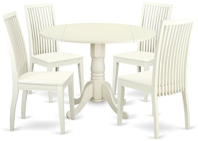 Dining Room Set Linen White