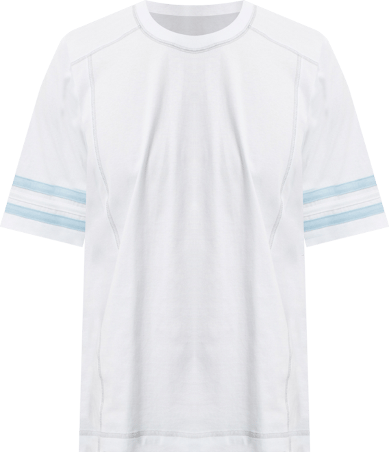 Men's Cropped Fit Panel T-Shirt