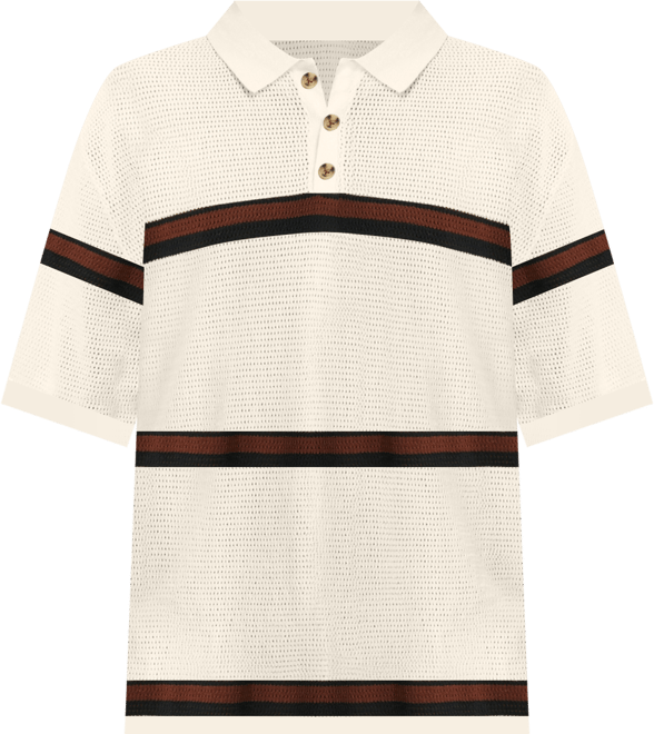 Men's Knitted Polo Shirt