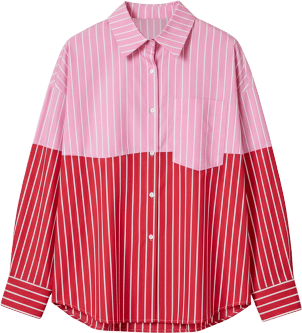 Women's Colorblock Stripe Shirt