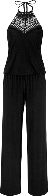 Women's Crochet Halterneck Jumpsuit