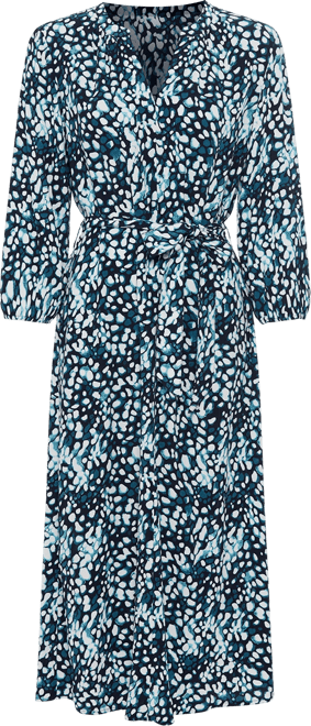 Women's Modern Animal Print Tunic Dress