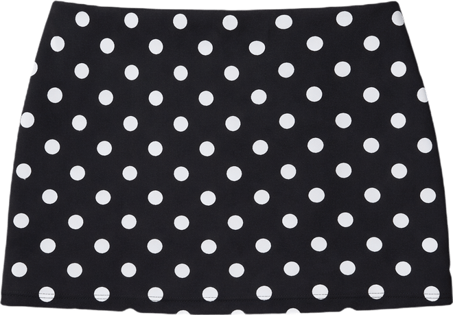 Womens Noreen Polka Dot Mini Skort