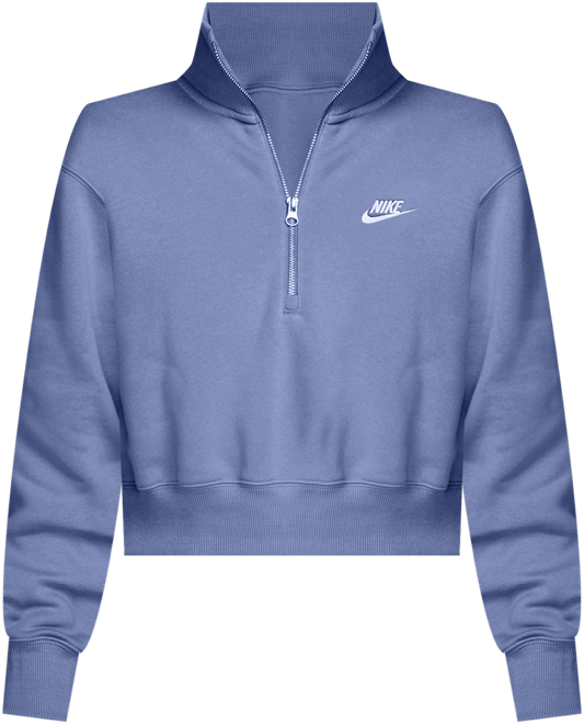 Nike Sportswear Club Fleece Sudadera de medio cierre para niña talla grande
