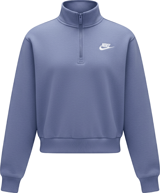 Nike Sportswear Club Fleece Sudadera de medio cierre para niña talla grande