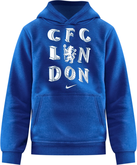 Chelsea F.C. Club Older Kids' (Boys') Nike Football Pullover Hoodie