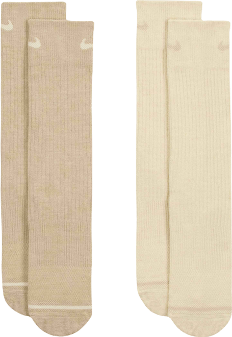 Nike Everyday Wool Cushioned Crew Socks (2 Pairs)