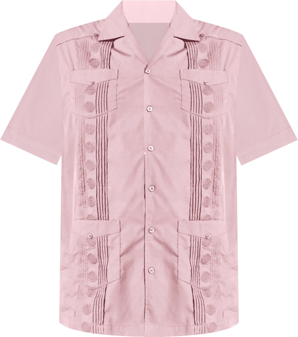 Big & Tall Short-Sleeve Guayabera Shirt