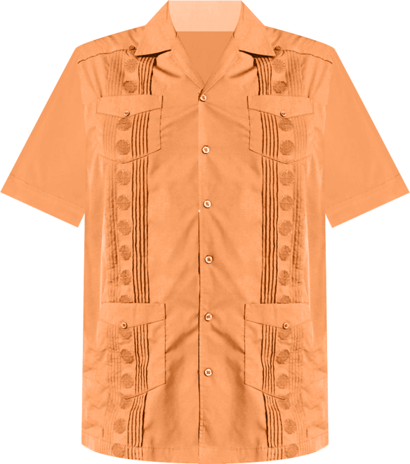Big & Tall Short-Sleeve Guayabera Shirt