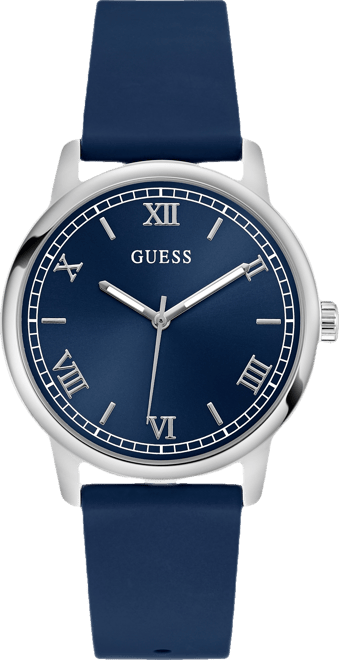 Men's Blue Silver Tone Analog Watch, 40mm