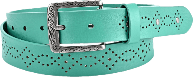 Women's Daisy Blossom Leather Belt