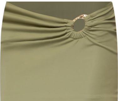 Women's Billey Metal Ring Mini Skirt