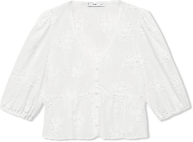 Women's Cotton Embroidered Blouse