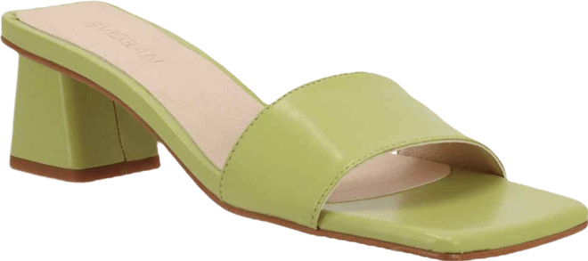 Women's Squared Leather Sandals