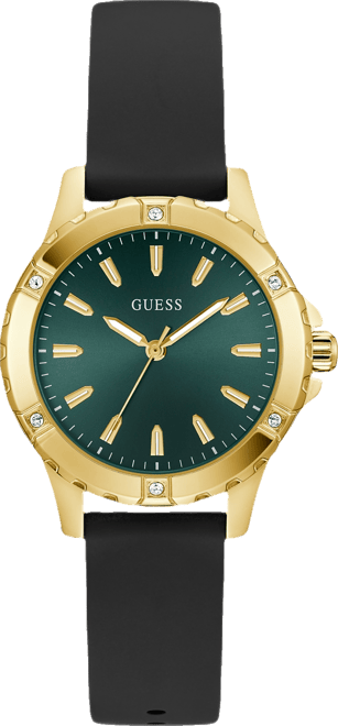 Women's Black Gold Tone Analog Watch, 35mm