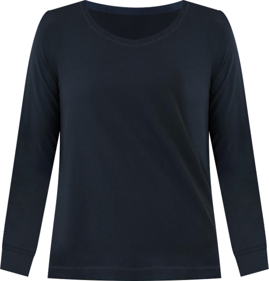 Women's Luxe Stretch Jersey Swing Long Sleeve Tee