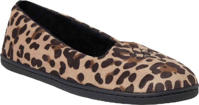 Womens Rebecca Microfiber Velour Closed Back House Slipper