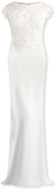 Women's Isadora Embroidered Crepe Gown