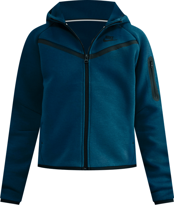 Nike Sportswear Tech Fleece Huvtröja med hel dragkedja för tjejer