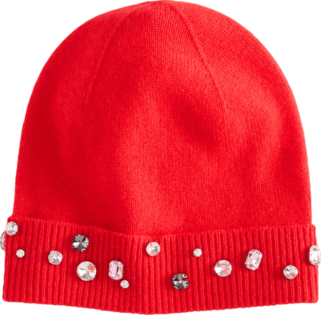 Women's 100% Cashmere Embellished Beanie, Exclusively at Macy's