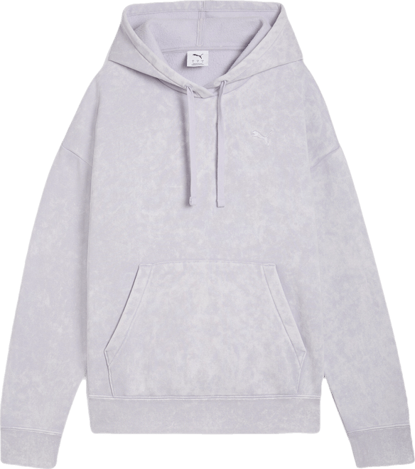 PUMA Elevated Essentials Acid Wash Women's Fleece Hoodie