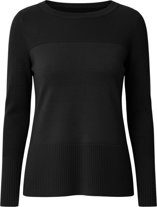 Women's Boat Neck Ribbed Sweater