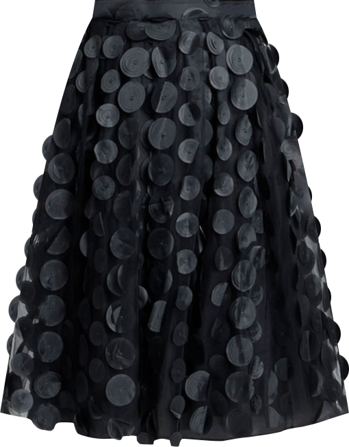 Women's Dimensional Dot Full Skirt