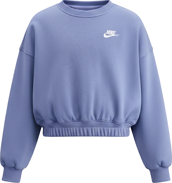Nike Sportswear Club Fleece Girls' Boxy Crew-Neck Sweatshirt