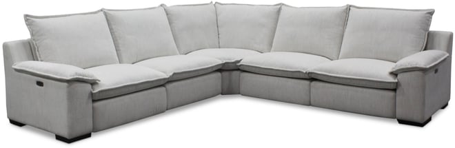 Borsi 5-Pc. Sectional with 2 Power Recliners