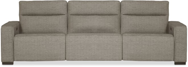 Miren 3-Pc. Fabric Sectional with 2 Power Headrest Recliners, Exclusively at Macy's