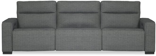 Miren 3-Pc. Fabric Sectional with 3 Power Headrest Recliners, Exclusively at Macy's