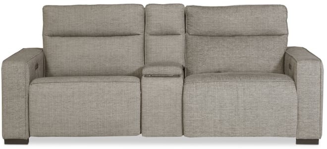 Miren 3-Pc. Fabric Sectional with 2 Power Headrest Recliners with Console, Exclusively at Macy's