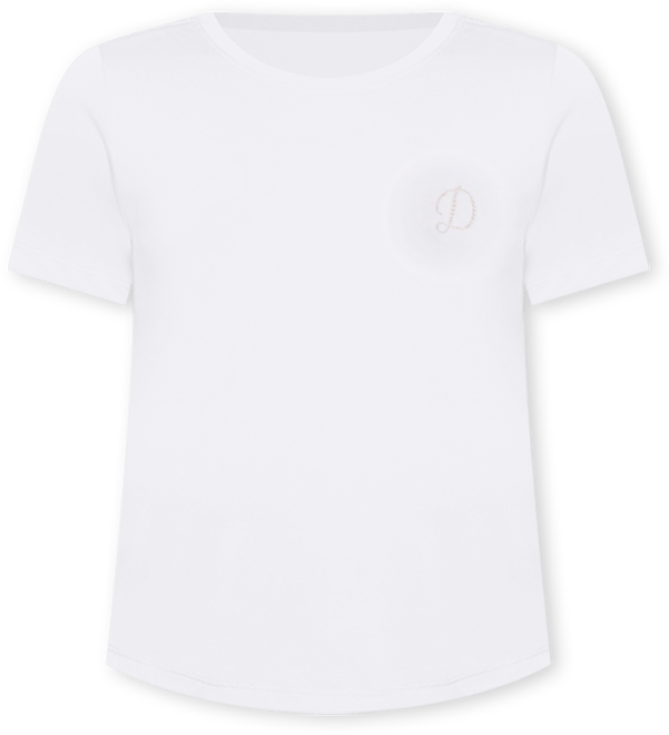 Women's "D" strass T-shirt